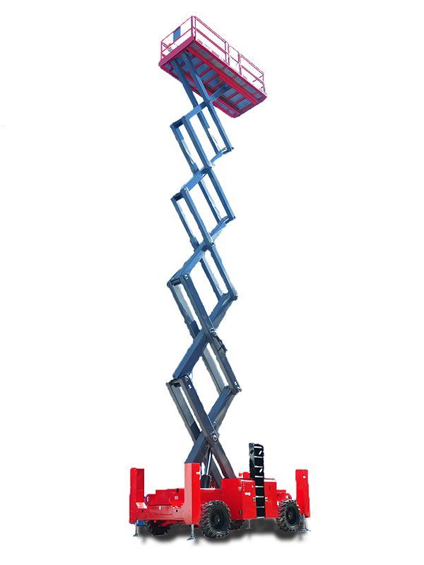 Selbstfahrende Scherenbühne für schwierige Gelände, XDW Serie